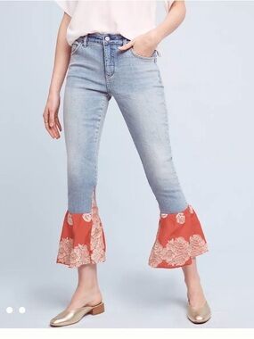 Pilcro High-Rise Crafted Flare Jeans